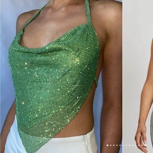 Meshki Green Top💚